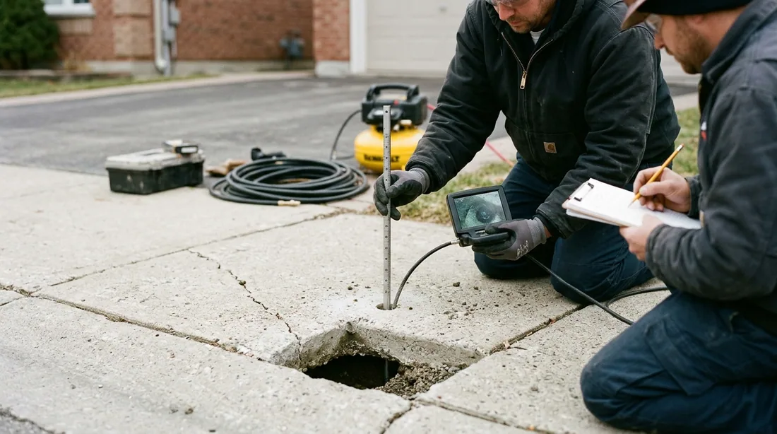 How much empty space exists under the slab determines how much material is needed and whether — Erie, PA